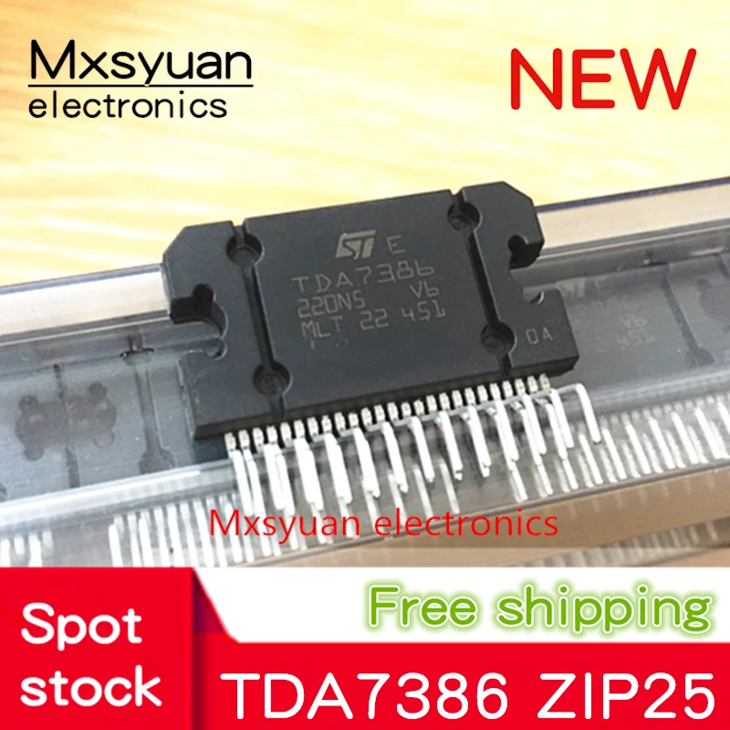 10 ~ 100 шт./лот TDA7386 ZIP-25 новый оригинальный чип усилителя мощности автомобильной