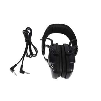 

Electronic Hunting Ear Protection NRR22DB Sound Amplification Noise Reduction Ear Muffs Professional Hunting Ear Defender,Black