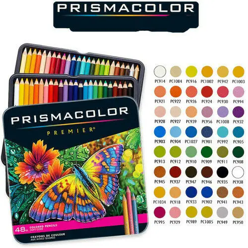 Prismacolor] Premier Soft Core Colored Pencil Set of 150 Assorted Multi  Colors