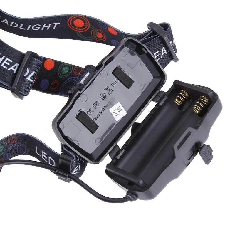Usb зарядка Водонепроницаемый 7LED налобный фонарь Открытый Кемпинг Рыбалка Фара