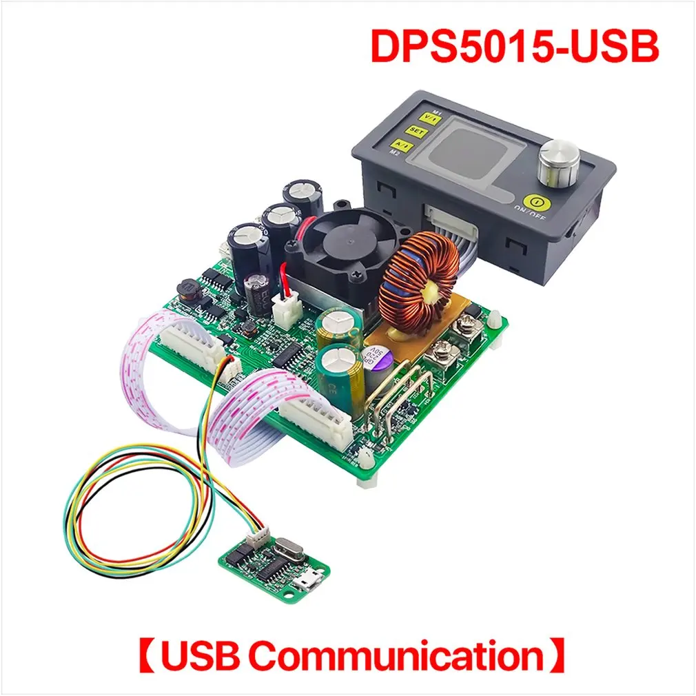 

DPS5015-USB Communication Constant Voltage Current DC Step-down Power Supply Module Buck Voltage Converter LCD Voltmeter