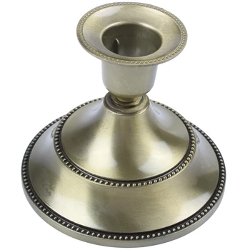 

2Pcs Metal Candle Holder Flower Vase Bronze Candelabra Fashion Wedding Candle Stand Exquisite Candlestick Table Home Party Chris