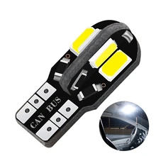 10 шт. T10 8smd 5730 SMD СВЕТОДИОДНЫЙ Автомобильный боковой клиновидный светильник W5W лампочка приборной панели лампочка для салона автомобиля Авто лампочка