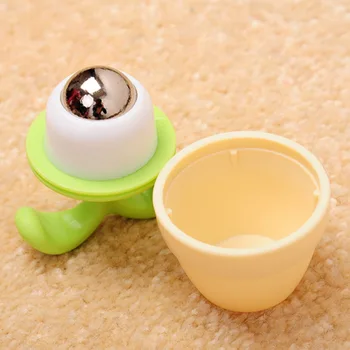 

Manual Body Ball Bead Massager Mini Potted Plant Shaped Neck Back Relax Roller Portable Shoulder Cervical Spine Massager