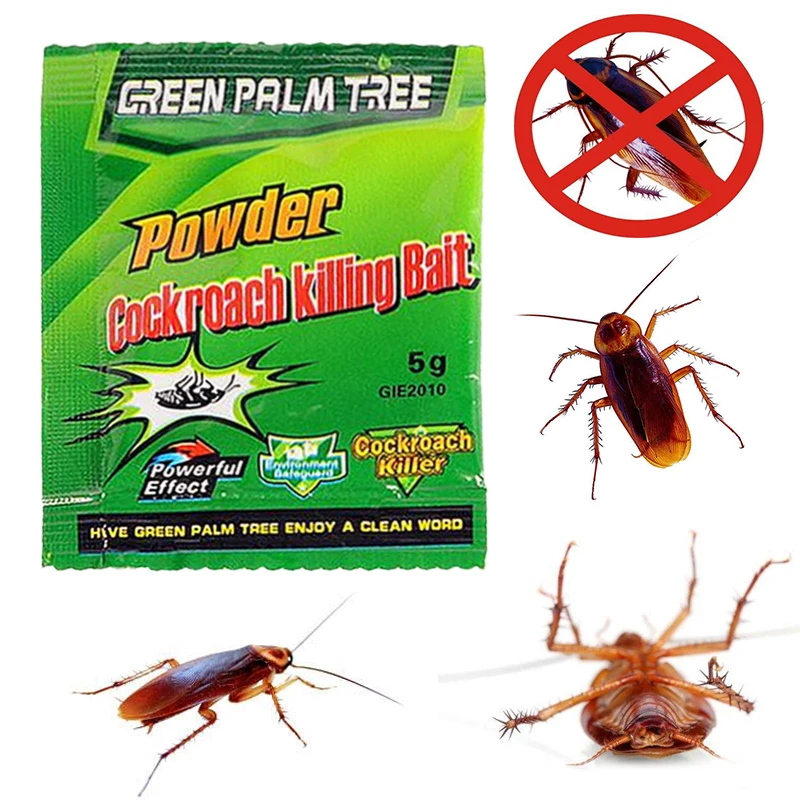 5 г приманка для уничтожения тараканов порошок инсектицид репеллент экологически чистые эффективные лекарственные инсектициды для борьбы с вредителями