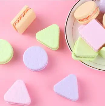 

3pcs/set Cute Cookie Sharpener School Supplies Boys Girls Pencil Sharpener