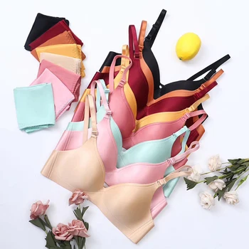 

Sexy Seamless Bras For Women Push Up Lingerie Bra Wireless Bralette 8 Colors Intimates Female