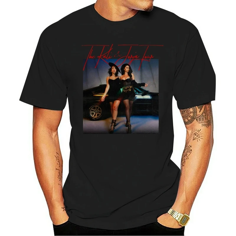 Модная футболка с S-5XL хипстерские крутые топы надписью The KALI Uchis JORJA Smith TOUR concerts 2019 |