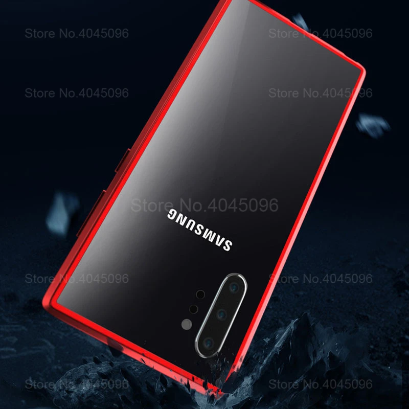 360 Полный Магнитный чехол Note 10 Plus магнит закаленное стекло чехол для samsung Galaxy Note 10 Pro Not 10 Plus Передняя Задняя стеклянная крышка