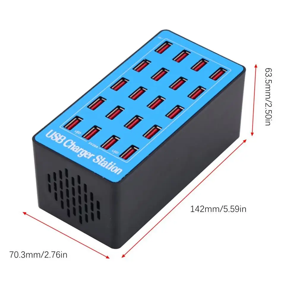 A5+ Мульти быстрое зарядное устройство USB зарядка несколько 20 USB зарядная станция для телефона универсальное usb-хаб умное зарядное устройство