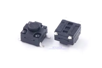

100 pcs IP67 Waterproof Tact Switch 6.2x6.2 mm Height 5.0 mm SMT Surface Mount PCB SPST-NO Push button Tact Switch 6x6x5mm