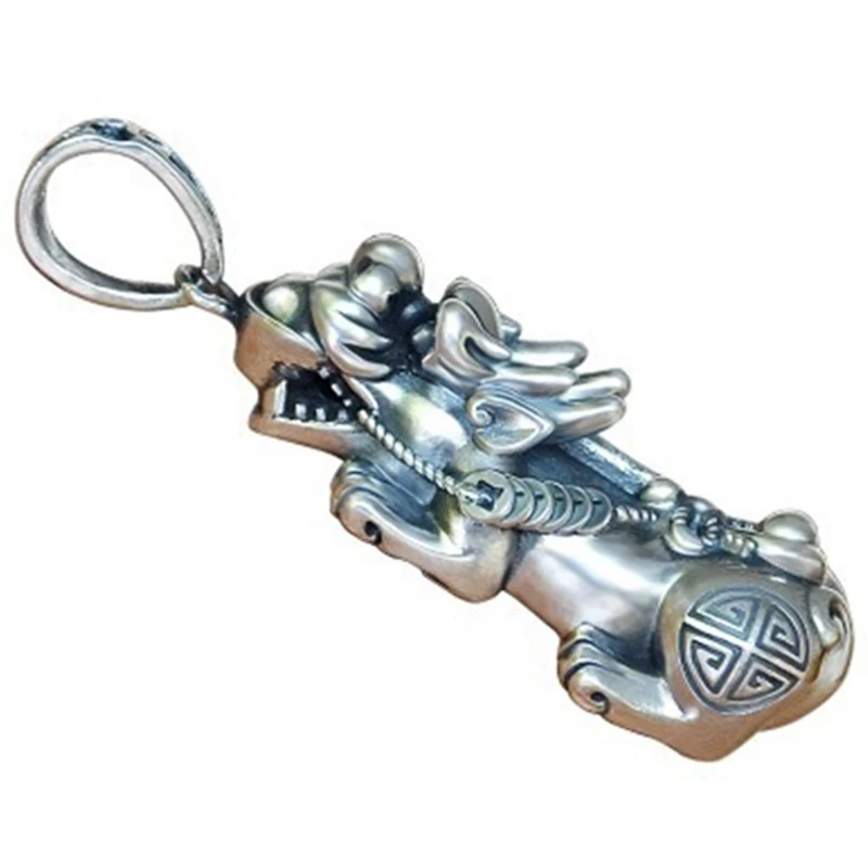 Vintage Pixiu Lucky Pendant Necklace Chinese Fengshui Pixiu Bring Wealth Lucky Animal Charm Necklaces for Men Women Gift Jewelry 3