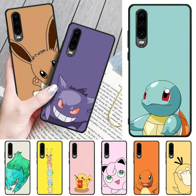 Funda Pokemon De Alta Calidad Para Huawei P P30 P40 Pro Mate 10 30 Pro Lite P Smart Y7 19 Plus Nova 3i Funda Funda De Cobertura Media Aliexpress