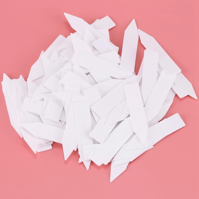 200 Pcs Reusable Pvc Plant Tag Label Tree Fruit Seedling Garden Flowerpot Plastic Label Sign Sorting Tool