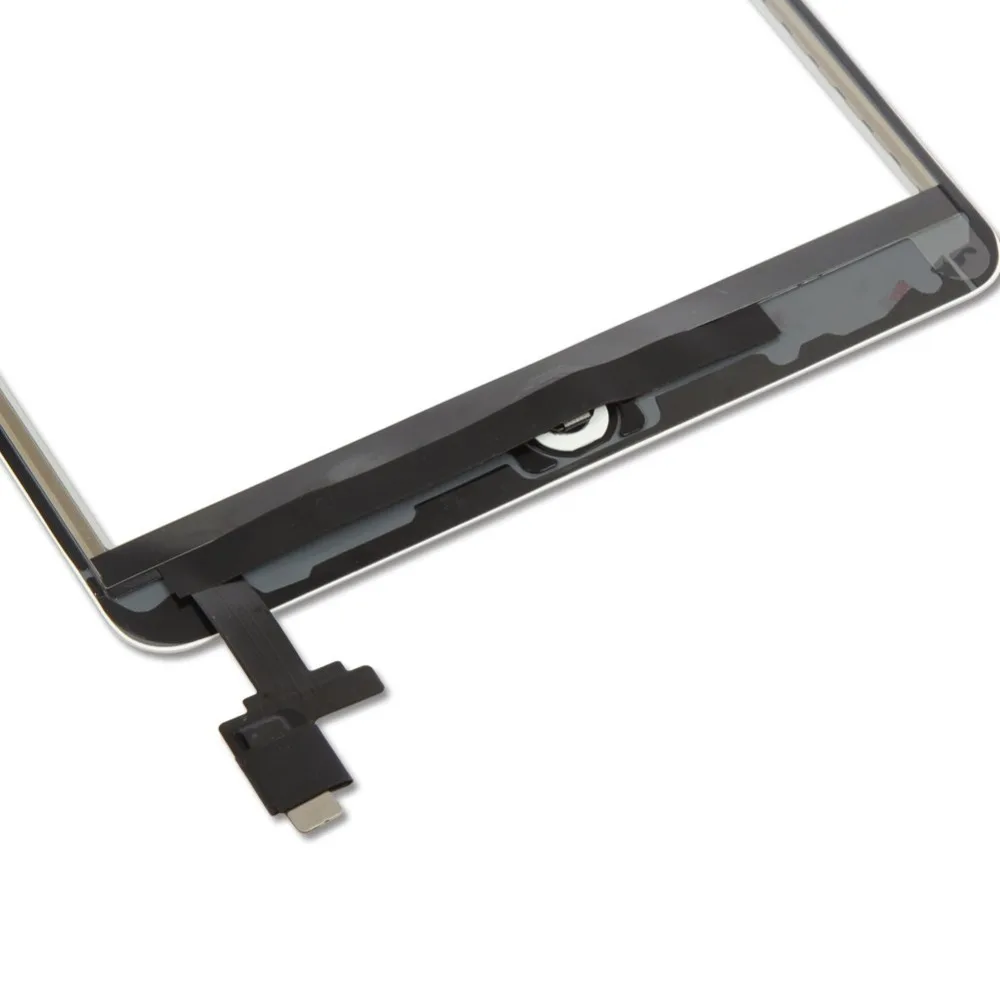 1 шт. для iPad Mini 1 Mini 2 A1432 A1454 A1455 A1489 A1490 A149 сенсорный экран дигитайзер сенсор+ микросхема Разъем Flex+ Кнопка Ключа