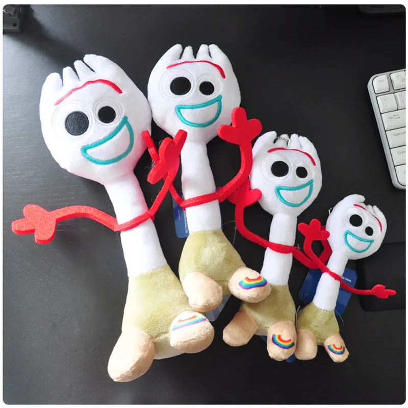 6 шт. мультфильм фильм История Игрушек 4 Forky мягкий плюшевый брелок кукла аниме плюшевые игрушки Дети подарок на день рождения Peluche