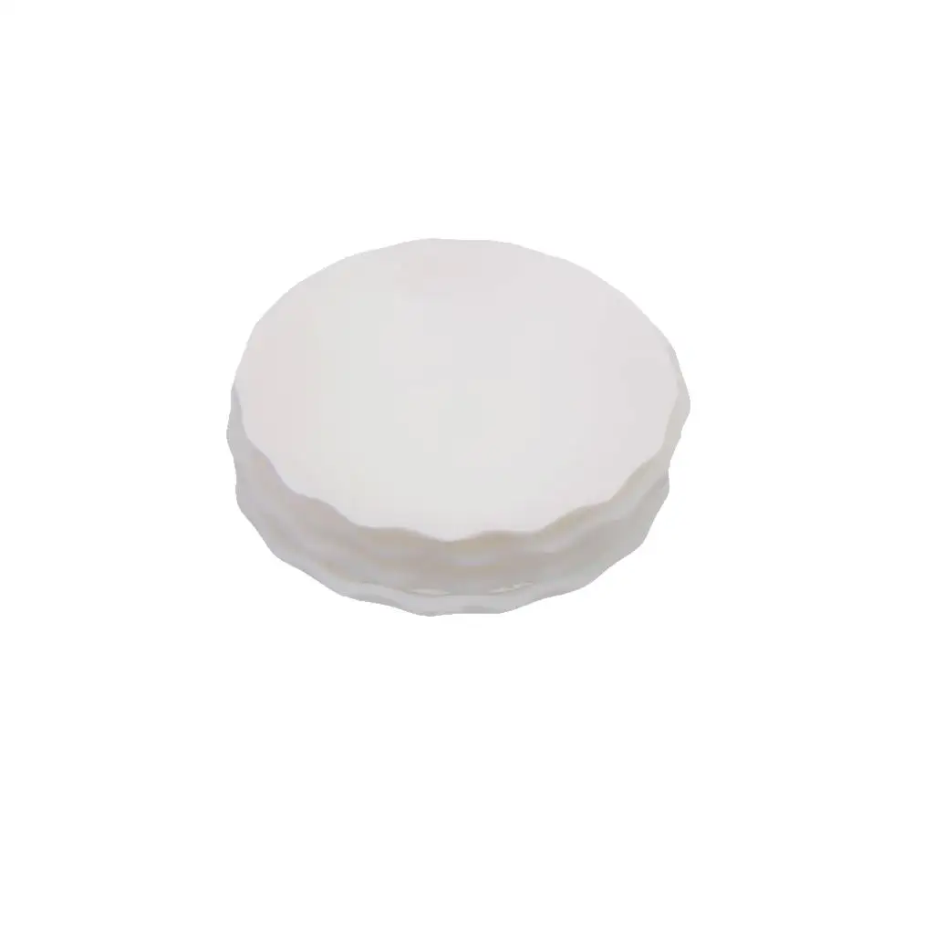 4pcs White Fluted Round Dinner Plates Dollhouse Miniature Kitchen Accessory 4pcs White Fluted Round Dinner Plates Dollhouse Miniature Kitchen Accessory