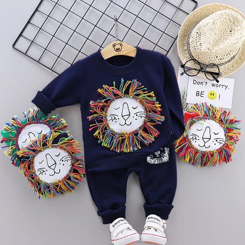 Newborn-Kids-Clothes-Baby-Boys-Costume-Cartoon-lion-infantil-Tracksuit-Tops-Pants-2PCS-Children-Boy-spring