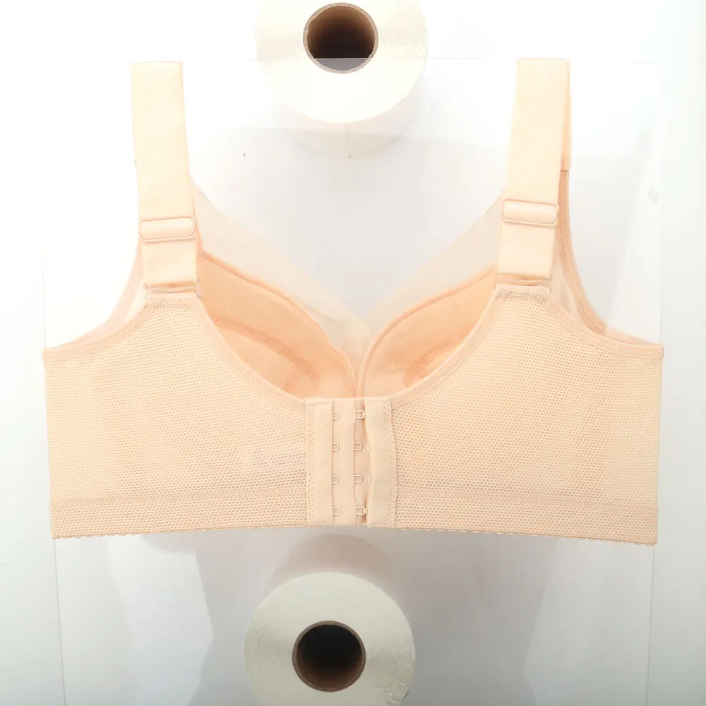 Ultra Thin Push Up Bra Women Push up Vest Bras Wirefree Plus Size Thin Cup Minimizer Floral Crop Top Bh BCD Cup 75-120 Intimates