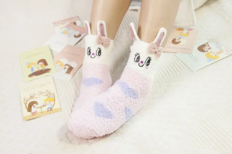 Lanshulan Women Winter Socks Canada-30 Degrees Below Zero Socks for Men Thicken Pile Socks Floor Christmas Warm
