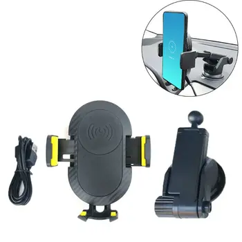 

Wireless Car Charger, 2 in 1 10W Fast Wireless Charger Air Vent & Bracket Phone Holder for i~PhoneX/8/8 Plus