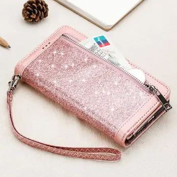 

LLZ.COQUE Luxury Case for Huawei Mate 20 P20 P30 Lite Pro Phone Cover Leather Flip Wallet Coin Zipper Magnetic Fundas with Card