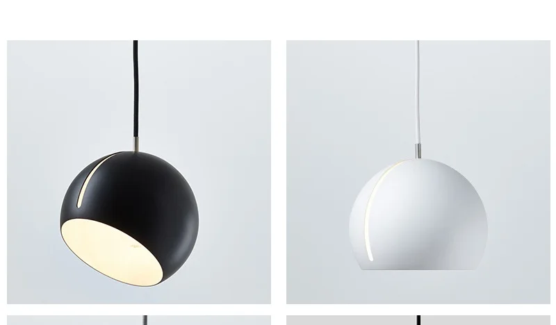 Производители в Северном европейском стиле креативный Ресторан одноголовый Droplight пост-современный простой дизайн-прикроватная тумбочка для спальни круглый