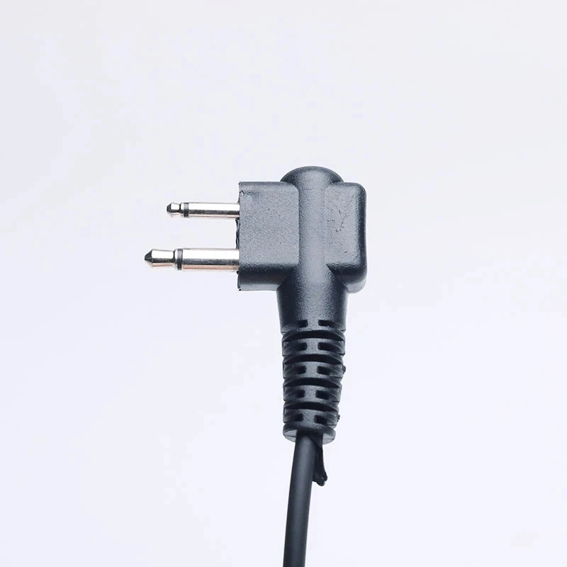 Hot 2-Pin Throat Microphone Mic Earpiece Headset PTT for Motorola Radio Walkie Talkie CP040 CP140 CP180 CP185 CP200 EP450 GP300