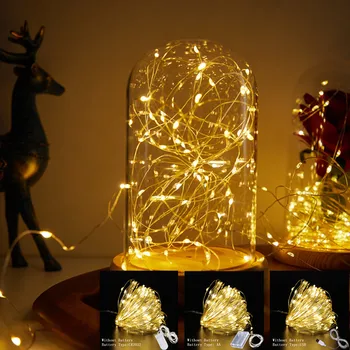 

2020 christmas decorations for home LED String light powered by AA/USB /CR2032 christmas tree new year 2021 navidad noel