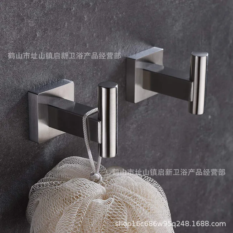 

steel wire drawing toilet bathroom coat hook hanging hook circular cross-border electrical contractor for hanging hook
