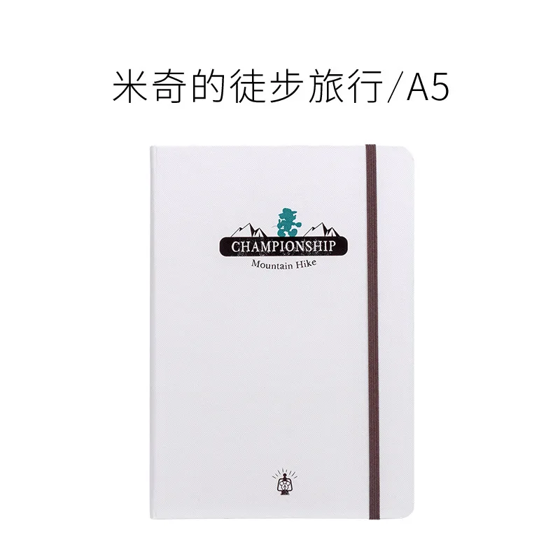 A5 Cartoon Grid Diary 104 Sheets Cool Lovely Notebook Gift Free Shipping New - Color: E