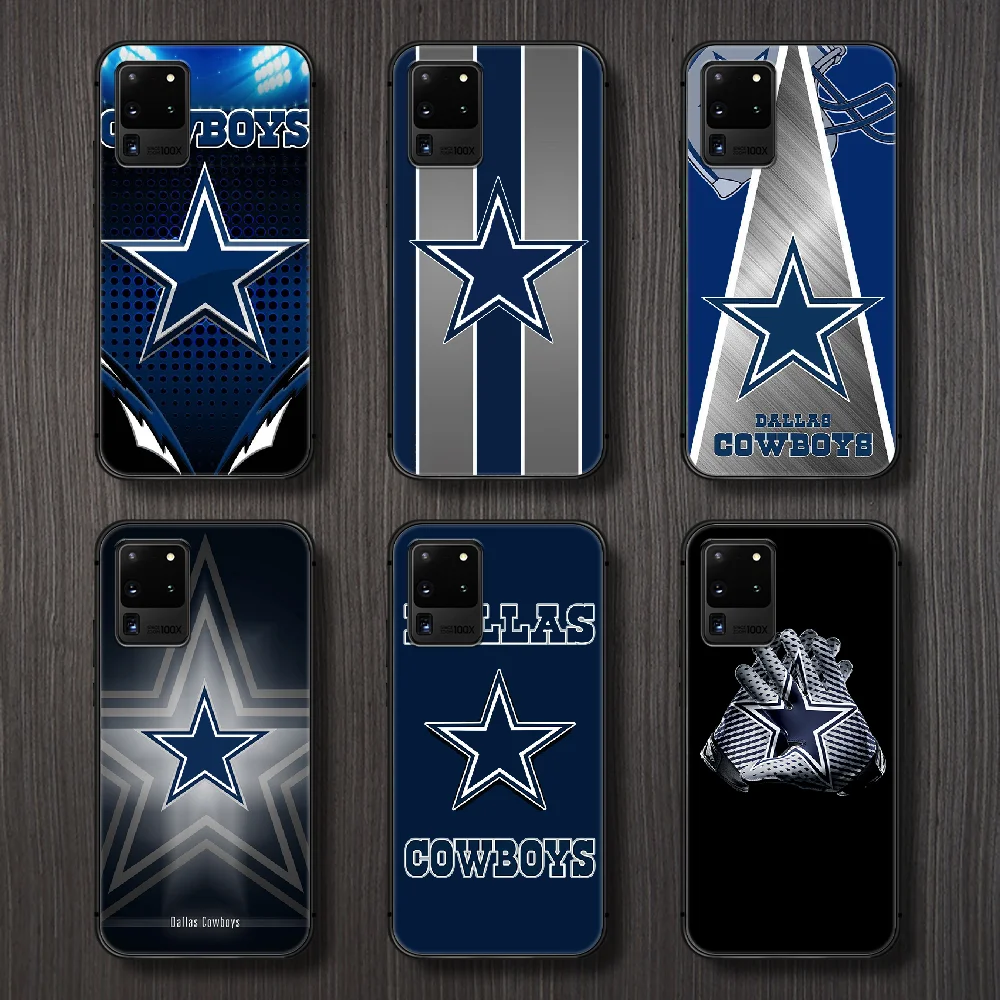 Чехол для телефона Dallas Cowboys чехол Samsung Galaxy S 6 7 8 9 10 e 20 edge uitra Note plus черный трендовый |