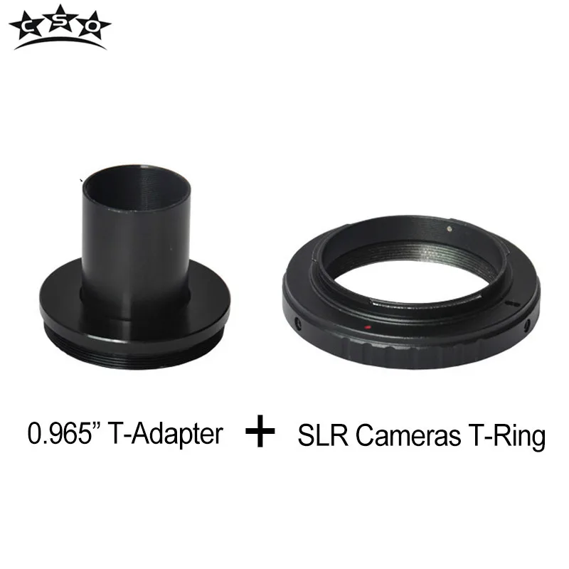 CSO T ring and M42 To 0.965" Telescope Adapter Metal T mount for Canon
