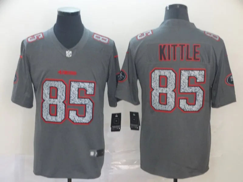 1 Стильный, мужской Джерси в стиле Сан-Франсиско#85 49ers - Цвет: 1