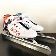 Обувь для катания на коньках для катания на льду роликовые коньки Patines большой трек для катания на лыжах 62 HRC нож со льдом 380 410 430 углеродное волокно