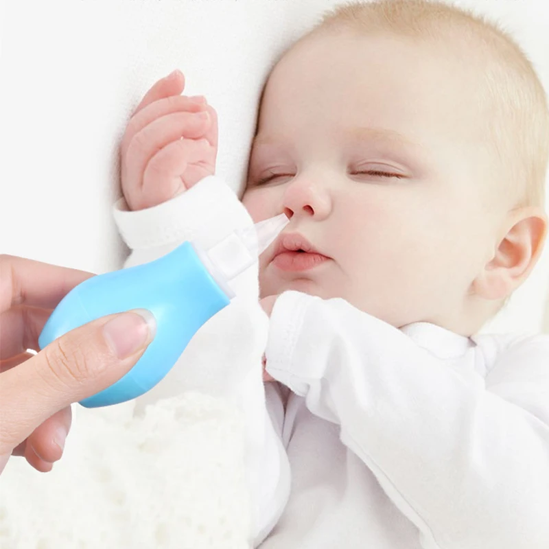 Baby Safely Childish Nose Clean Silicone Infant Nasal Wash Nose Care Inhaler Preventing Backflow Aspirator Soft Tip Cleaning