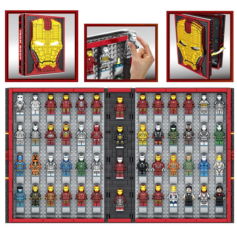 

Collections Book Fit Compatible Legoings Marvel Avengers Assembling Building Blocks Bricks Toys Christams Gifts for Children R13