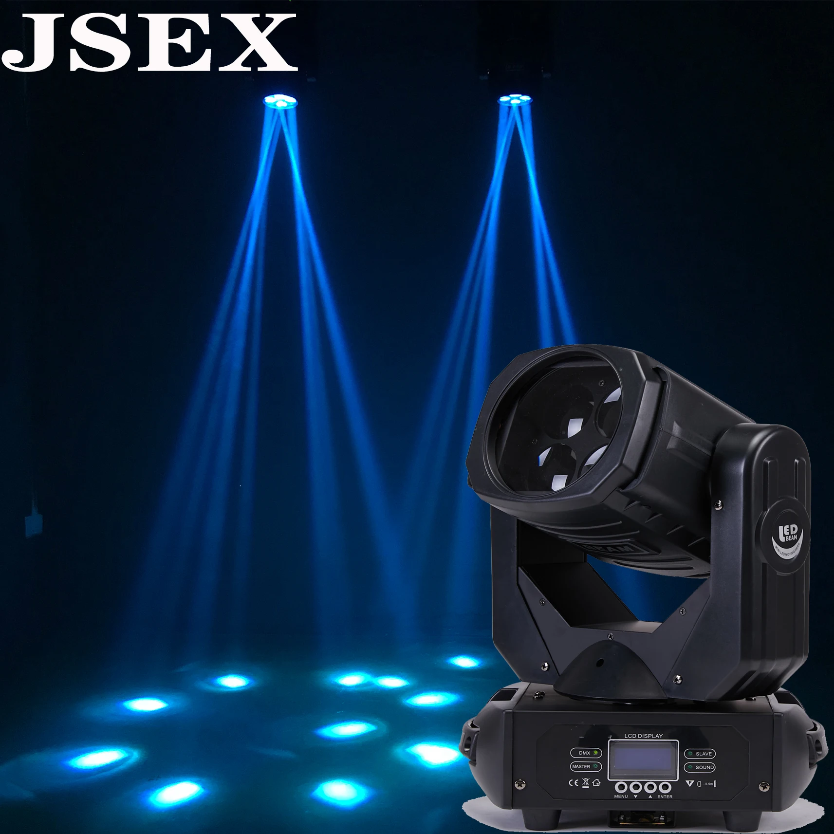 4x25W светодиодный 100W супер луч движущиеся фары точечный зум DMX 9/15CH для дискотеки