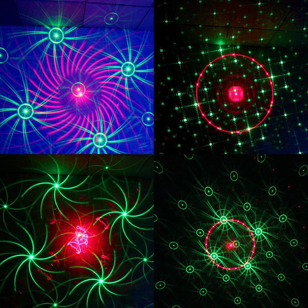 48 Laser pattern Remote Control Projector / Sound Actived LED Disco Light RGB DJ Stage Party Light Christmas Decoration Lamp