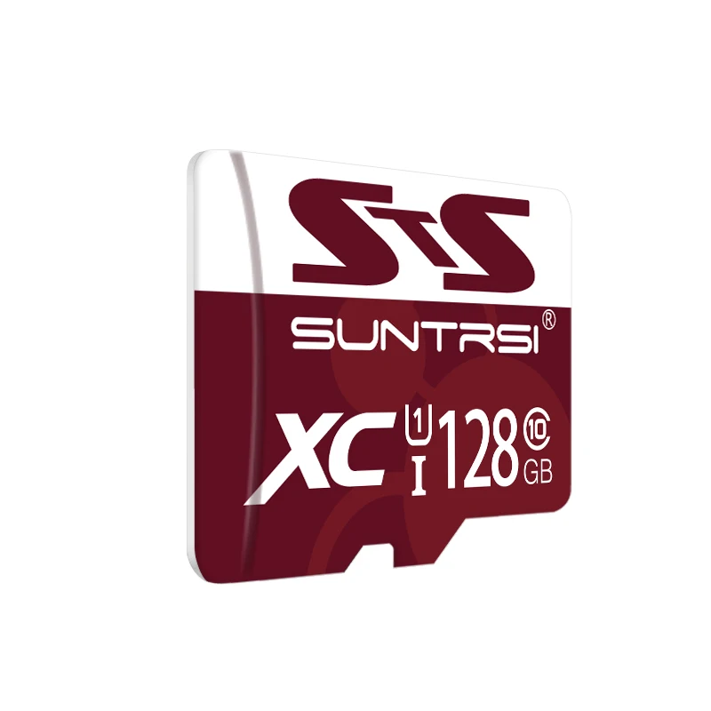Suntrsi карта памяти 128 ГБ 256 Micro SD TF карты 64 32 флэш SDHC высокоскоростной Класс 10 C10