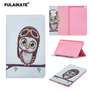 

FULAIKATE Flip Case for Samsung Galaxy Tab A T510 10.1" Matte Back Cover for T720 T860 P200 Stand Protective Cases Card Pocket