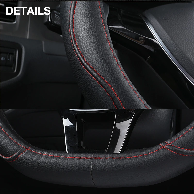D образный чехол рулевого колеса автомобиля для Nissan Rogue Sport Hybrid 2017 2019 2020 Qashqai Braid