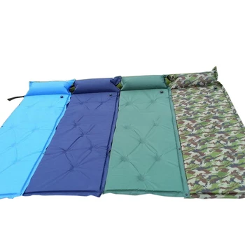 

Self Inflating Camping Roll Mat Sleeping Bed Inflatable Pillow Air Mattress Bag Camping Pad Picnic Beach Mat Sand Mat Z25