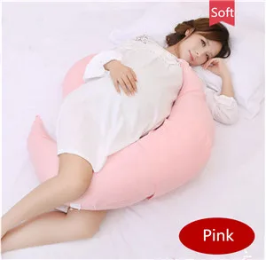 Pink Puredown C Shaped беременность контурный чехол на молнии материнская подушка для тела(FY22 - Цвет: Pink