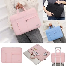 11 12 13 14 15 15,6 дюймов нейлоновая сумка для ноутбука из искусственной кожи чехол для Macbook air pro Xiaomi 13,3 водонепроницаемая сумка для женщин чехол