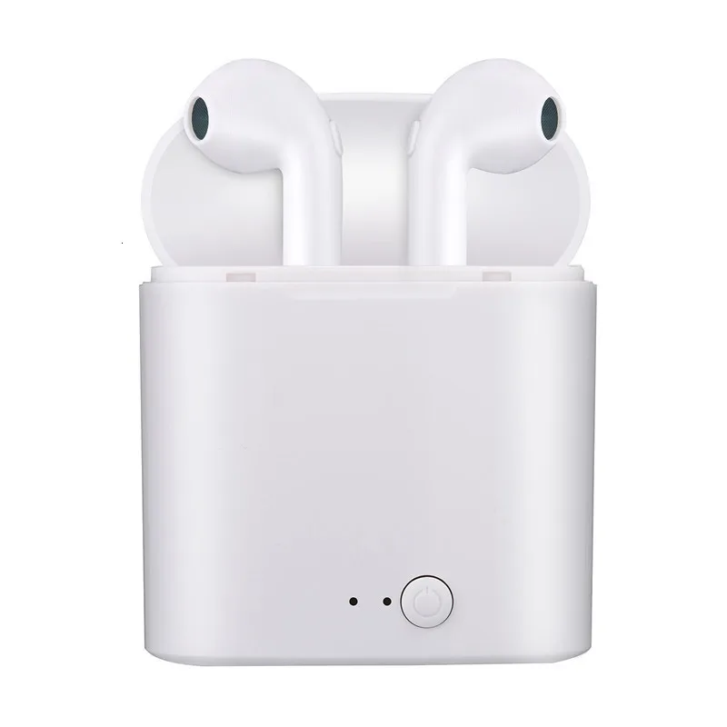 I7s TWS наушники-вкладыши Bluetooth беспроводные наушники гарнитура с микрофоном с зарядной коробкой для IPhone всех смартфонов