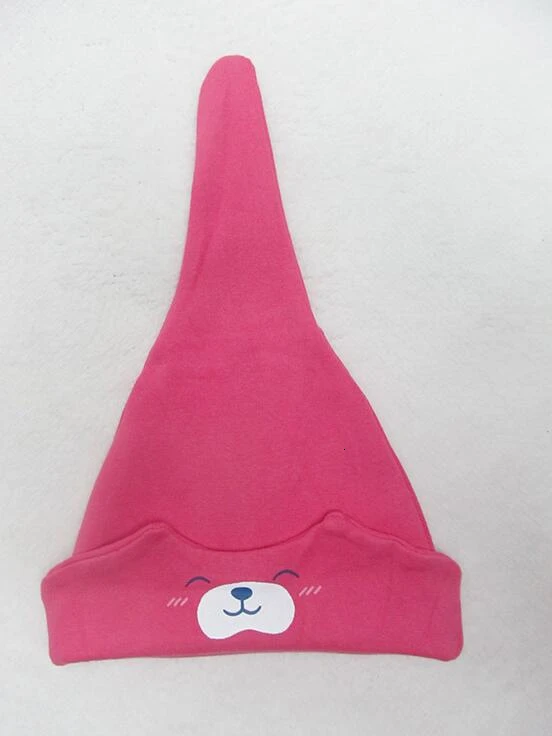 Rose Red Кошка теплая зима осень медведь мультфильм крючком Детская шапка Девочка Мальчик Дети трикотажный хлопок для младенцев Новорожденные малыши фотографии реквизит - Цвет: Rose Red