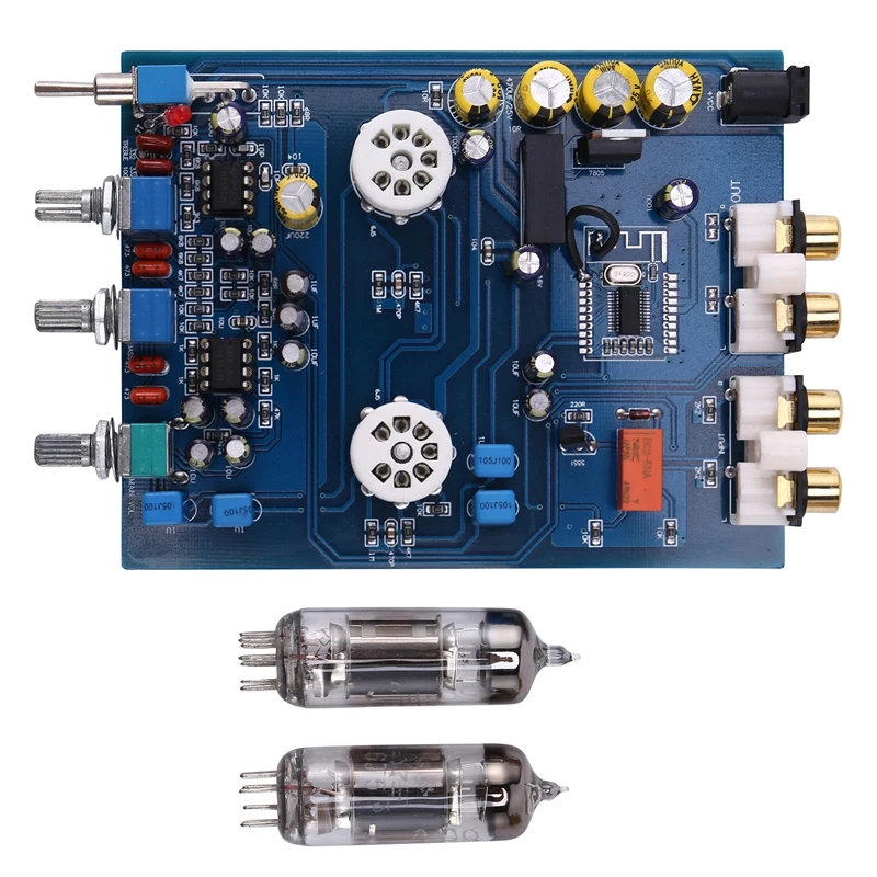 SHGO HOT-NE5532 DC12V2A Bluetooth 4 2 Hi-Fi предусилитель 6J5 домашний усилитель звуковой трубки