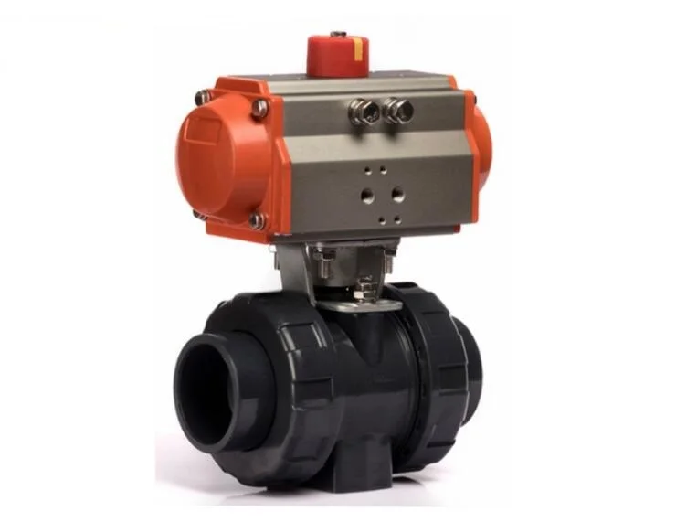 

DN40 Pneumatic Operated Plastic CPVC Ball Valve
