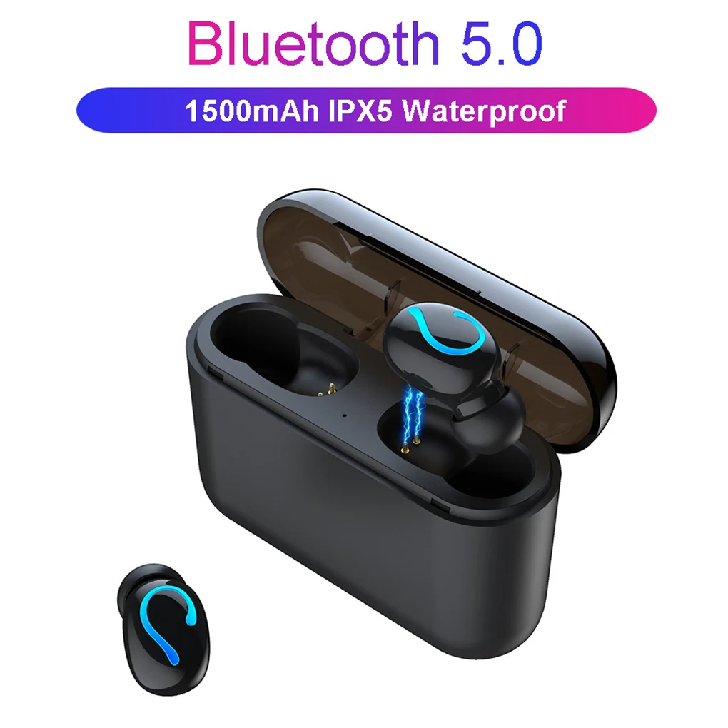

TWS Headset Wireless Earphones HBQ Q32 Bluetooth 5.0 Headset With Mic Mini Bluetooth Earbud Cordless Earphone